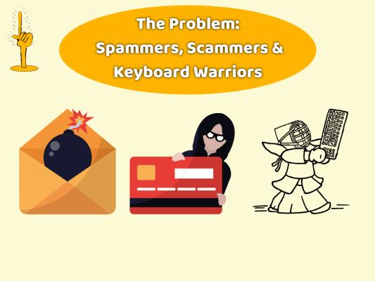 Spammers, Scammers & Keyboard Warriors in Facebook Engagement Campaign